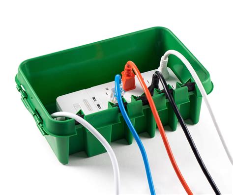 weatherproof indoor and outdoor electrical power cord connection enclosure box|exterior electrical connection box.